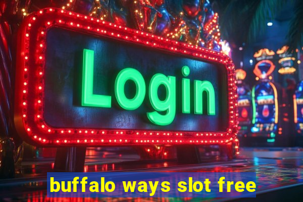 buffalo ways slot free