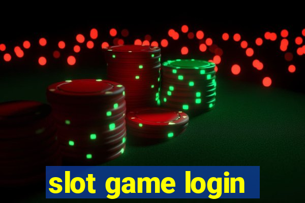 slot game login