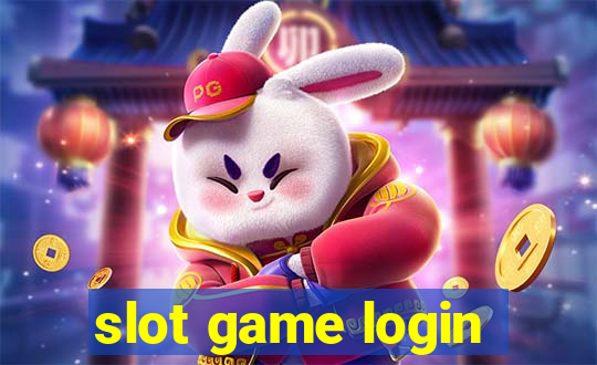 slot game login