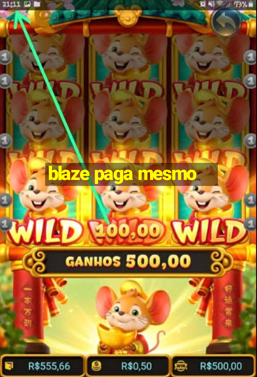 blaze paga mesmo