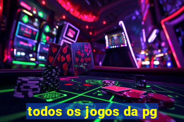 todos os jogos da pg