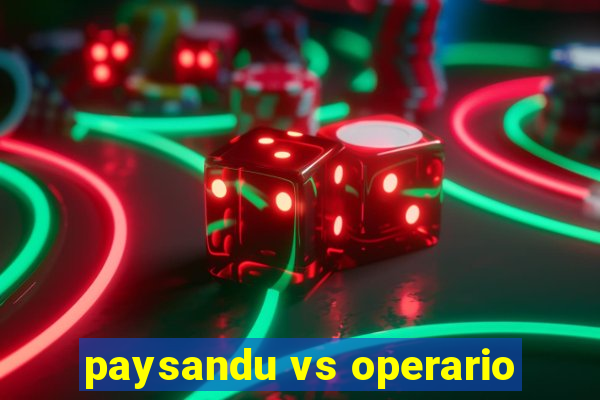 paysandu vs operario