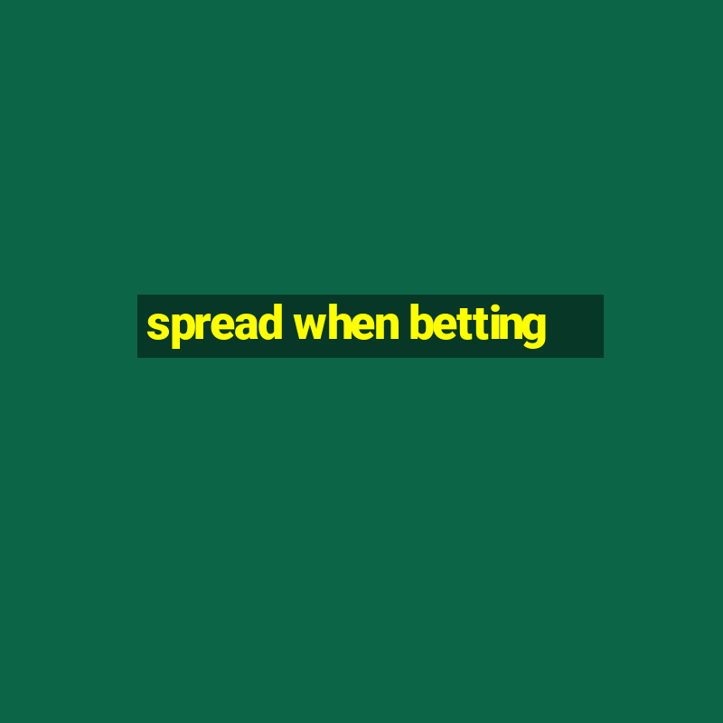 spread when betting