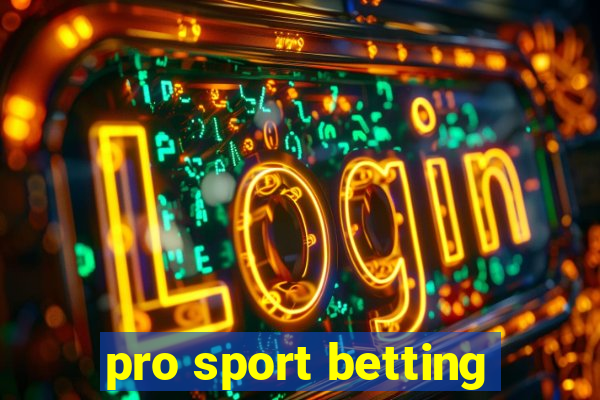 pro sport betting