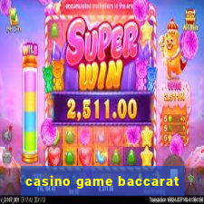 casino game baccarat