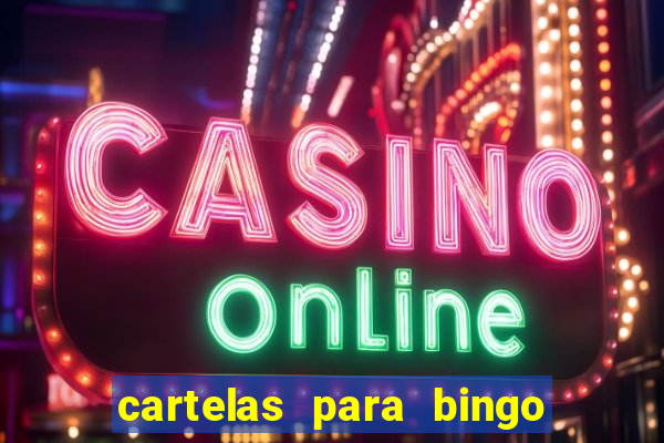 cartelas para bingo da multiplica??o