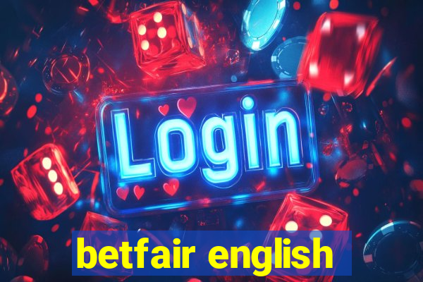 betfair english