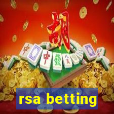 rsa betting