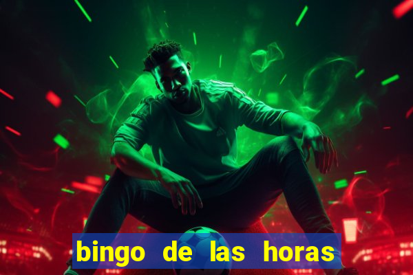 bingo de las horas para imprimir