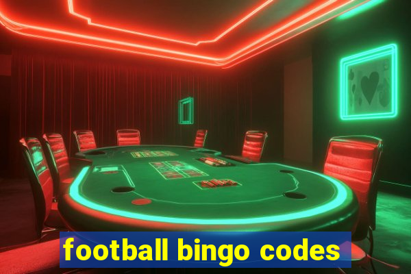 football bingo codes