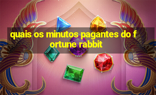 quais os minutos pagantes do fortune rabbit