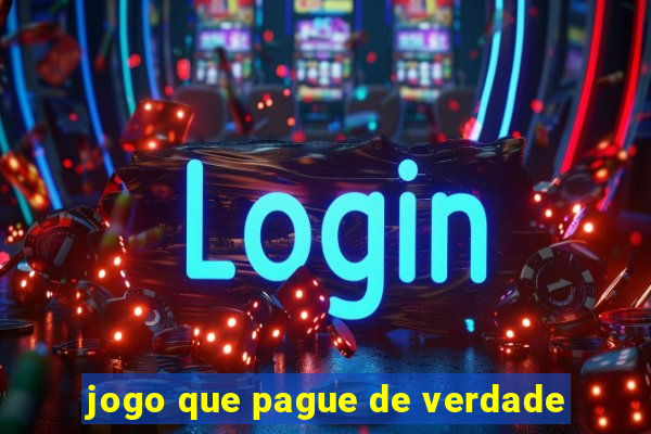 jogo que pague de verdade