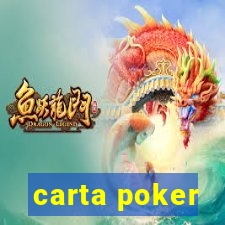 carta poker