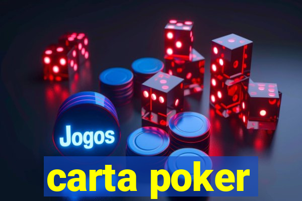 carta poker