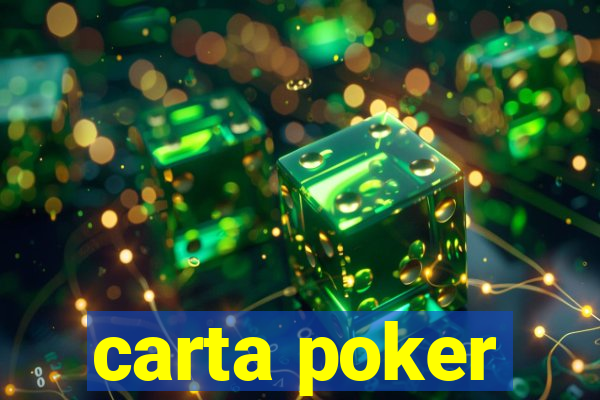 carta poker