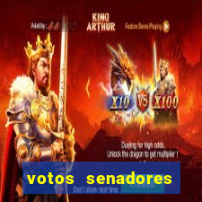 votos senadores impeachment moraes