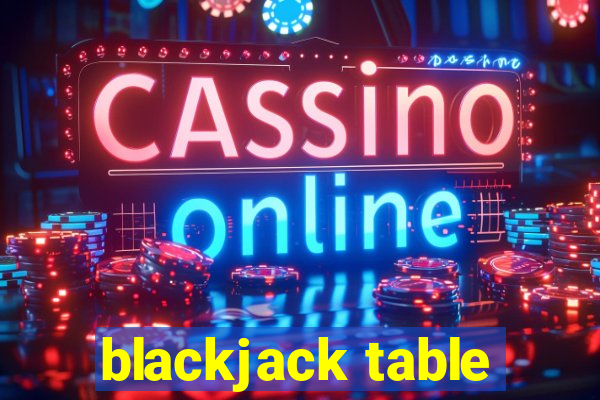 blackjack table