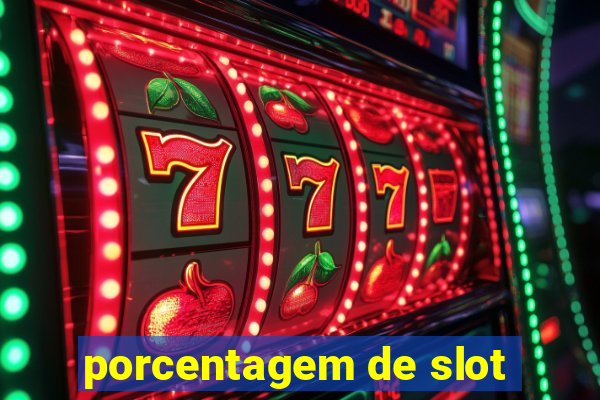 porcentagem de slot