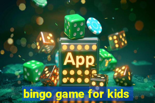 bingo game for kids