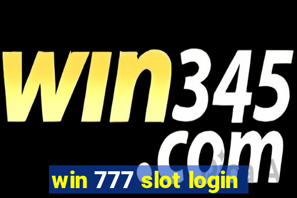 win 777 slot login