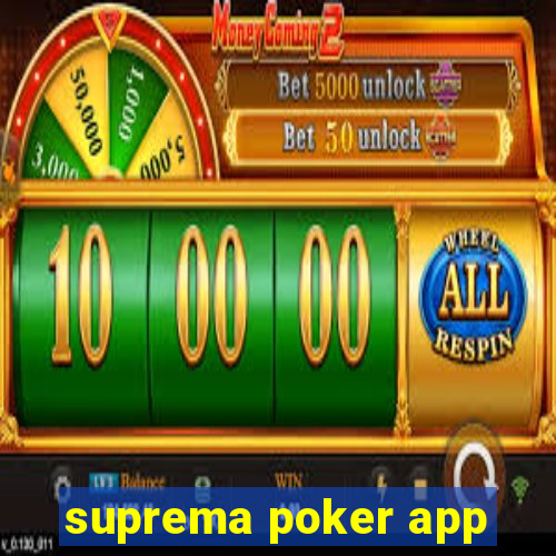 suprema poker app