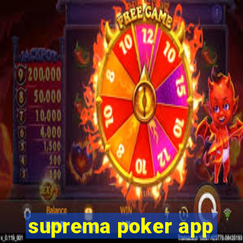 suprema poker app