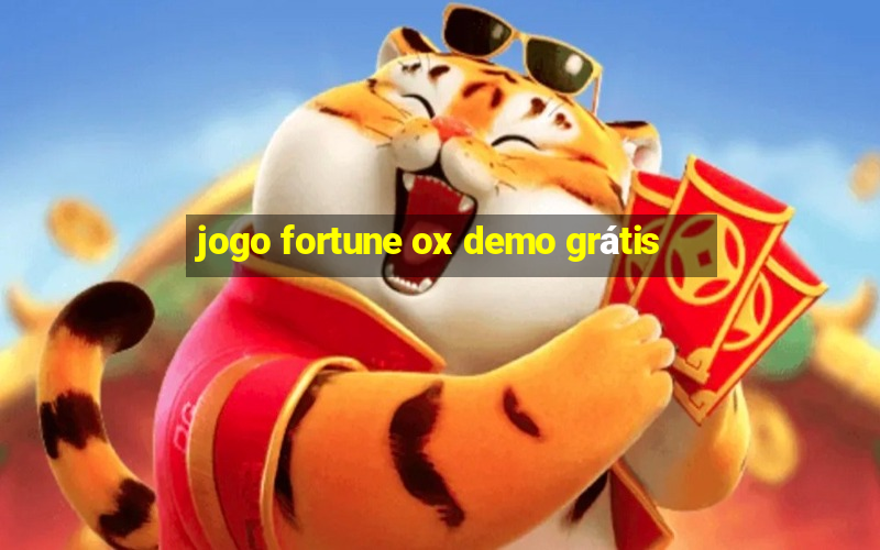 jogo fortune ox demo grátis