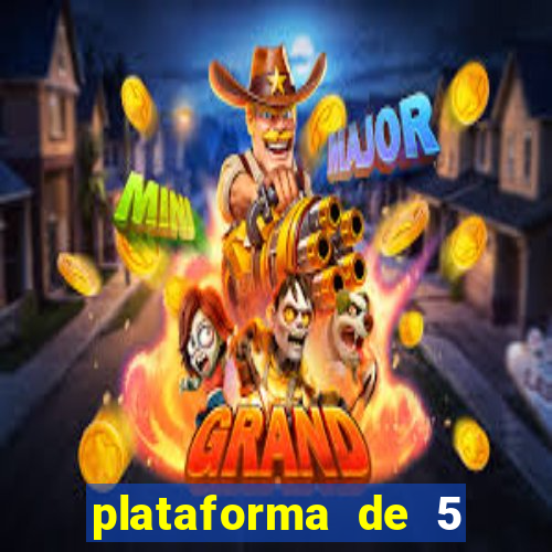 plataforma de 5 reais de b么nus