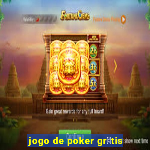 jogo de poker gr谩tis