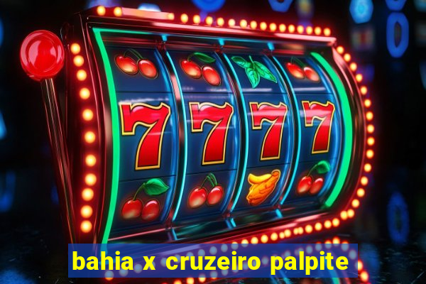 bahia x cruzeiro palpite