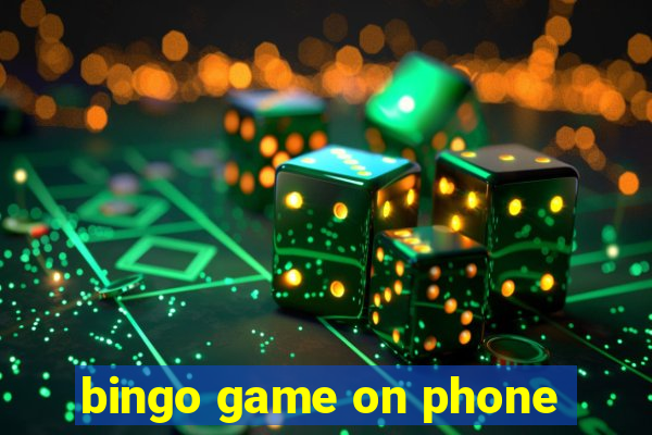 bingo game on phone