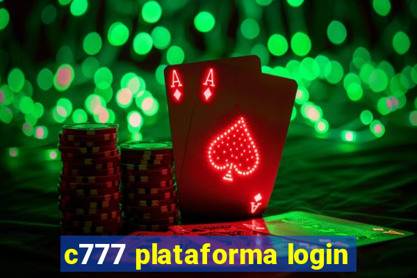 c777 plataforma login