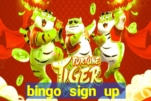 bingo sign up offers no wagering