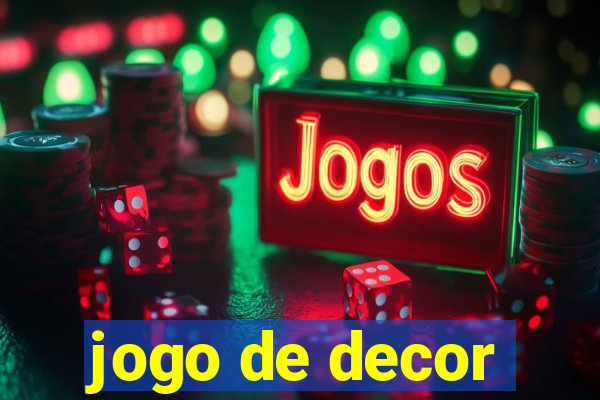 jogo de decor