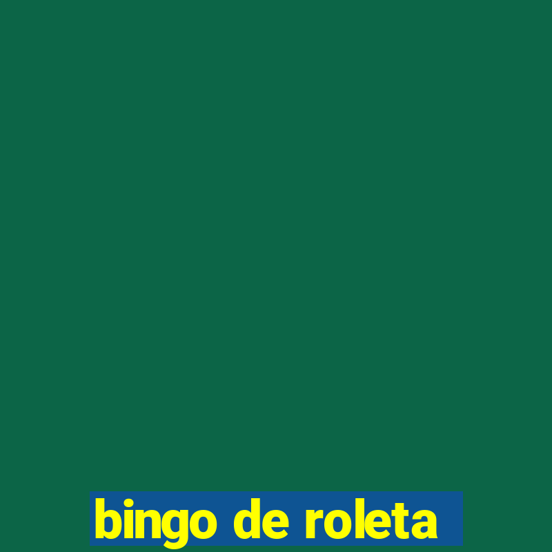 bingo de roleta