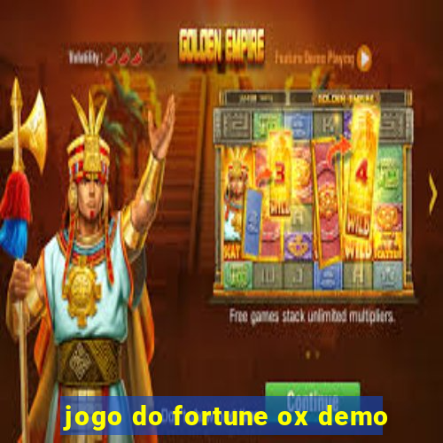 jogo do fortune ox demo