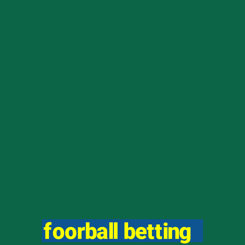 foorball betting