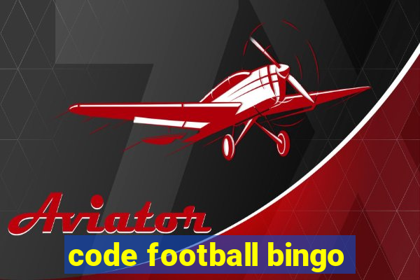 code football bingo