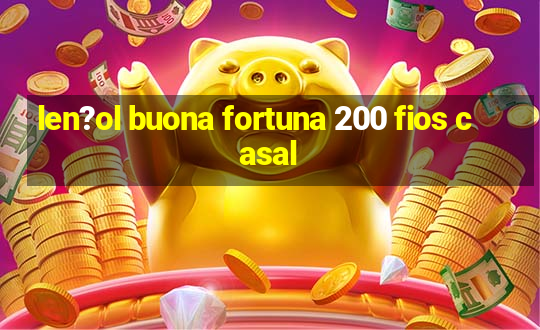 len?ol buona fortuna 200 fios casal