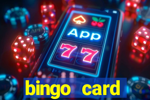 bingo card generator with pictures