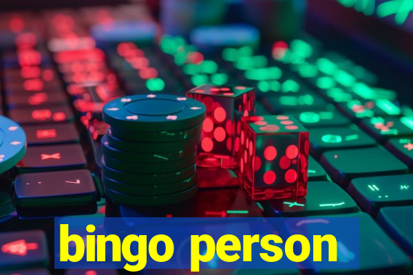 bingo person