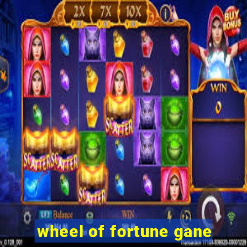 wheel of fortune gane