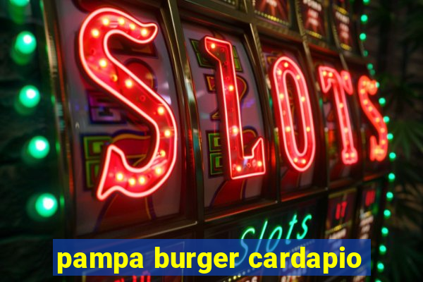 pampa burger cardapio