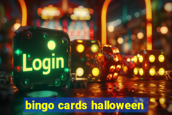 bingo cards halloween