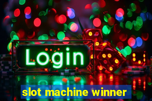 slot machine winner