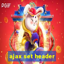 ajax set header