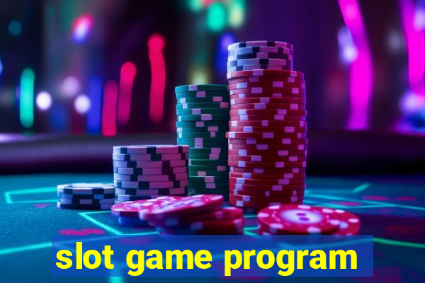 slot game program