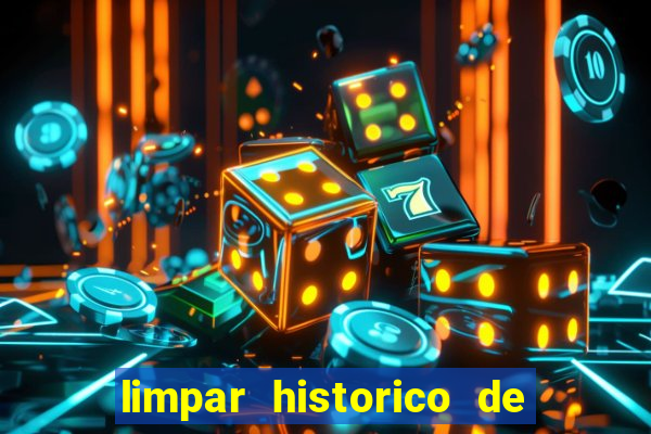 limpar historico de apostas bet365