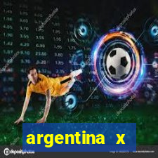 argentina x colombia ao vivo