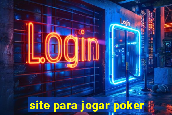 site para jogar poker